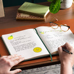 A4 Lined Journal Notebook, 8.5 x 11.5 inch, A4 160 Lined Pages