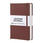 A5 Leather Journal Notebook, 5.8 x 8.3 inch, 160 Lined Pages