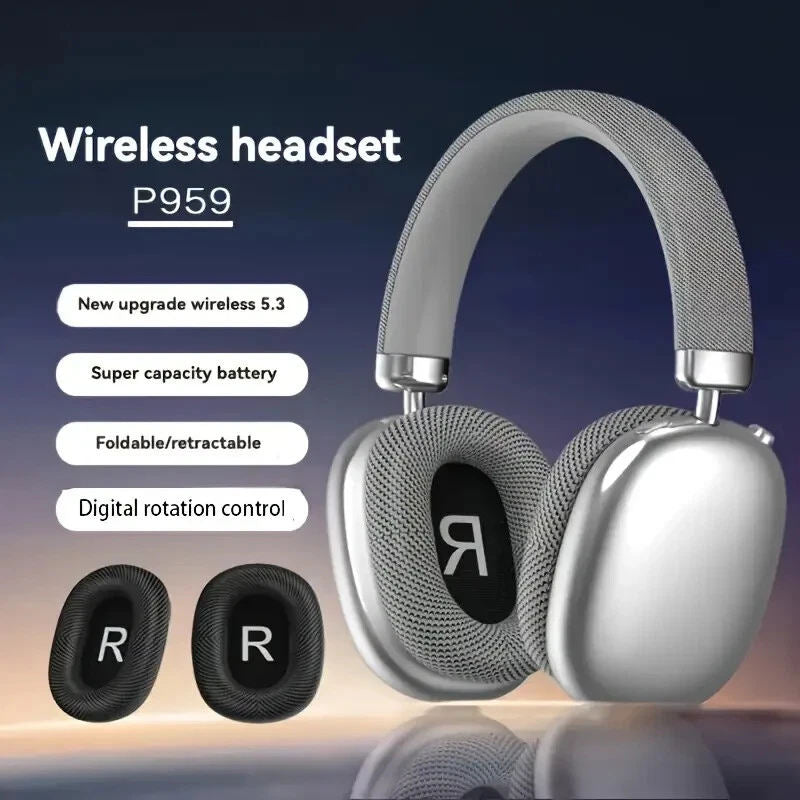 Bluetooth Over-Ear Headphone Gaming Headset with Noise Cancelling Feature