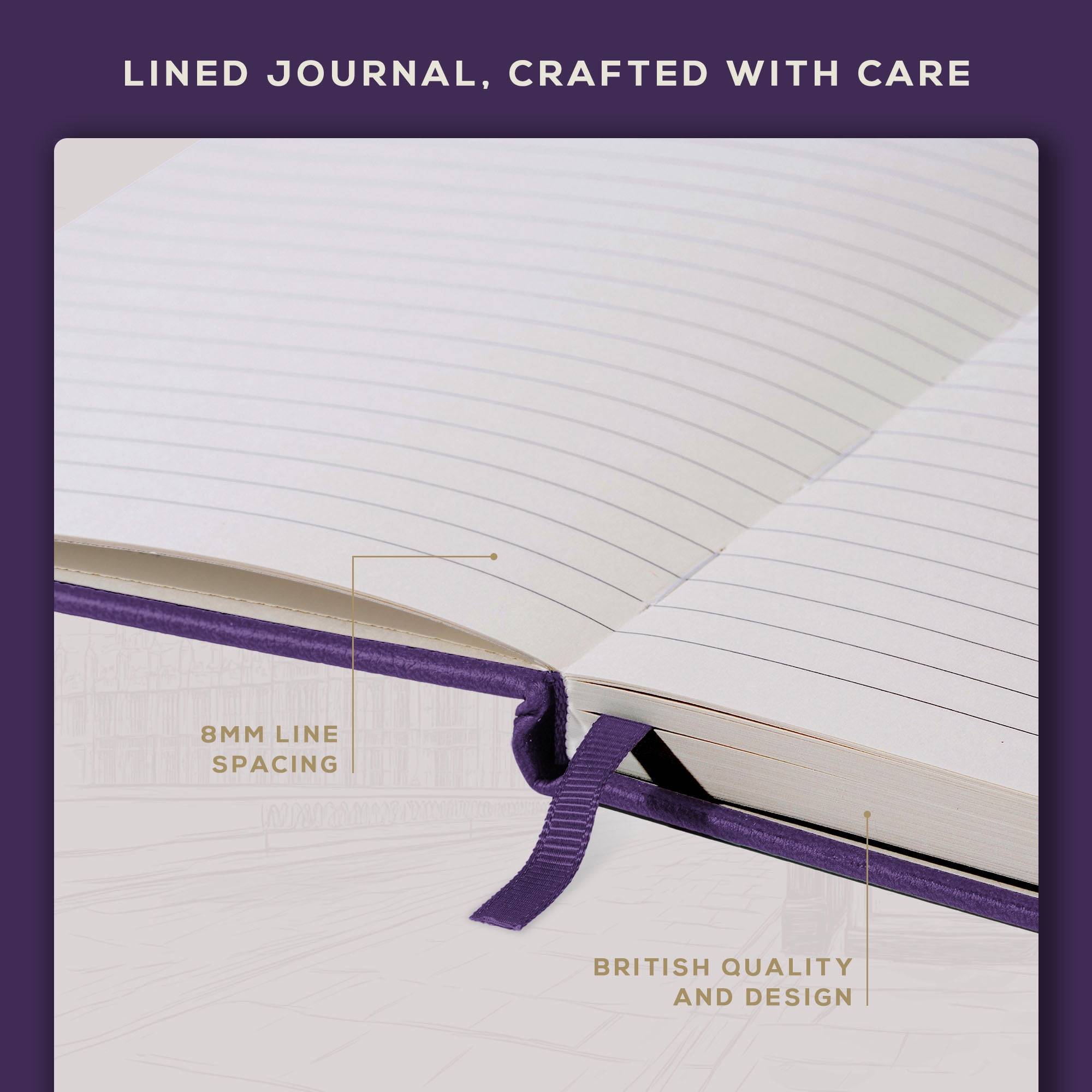 A5 Leather Journal Notebook, 5.8 x 8.3 inch, A5 160 Lined Pages