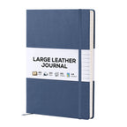 Journal Notebook, 8.5 x 11.5 inch, A4 160 Lined Pages, Hardcover Leather Journals for Women, Men