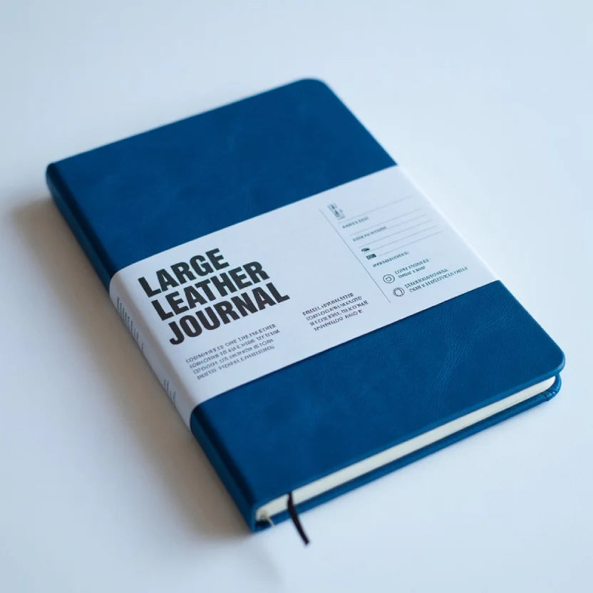 Journal Notebook, 8.5 x 11.5 inch, A4 160 Lined Pages, Hardcover Leather Journals for Women, Men