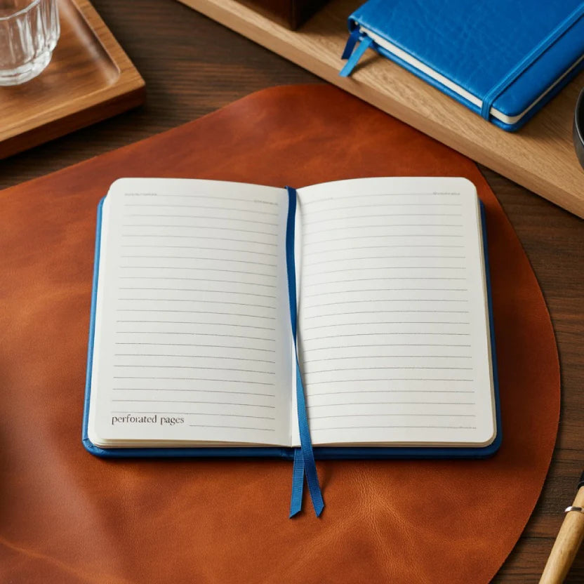 Journal Notebook, 8.5 x 11.5 inch, A4 160 Lined Pages, Hardcover Leather Journals for Women, Men