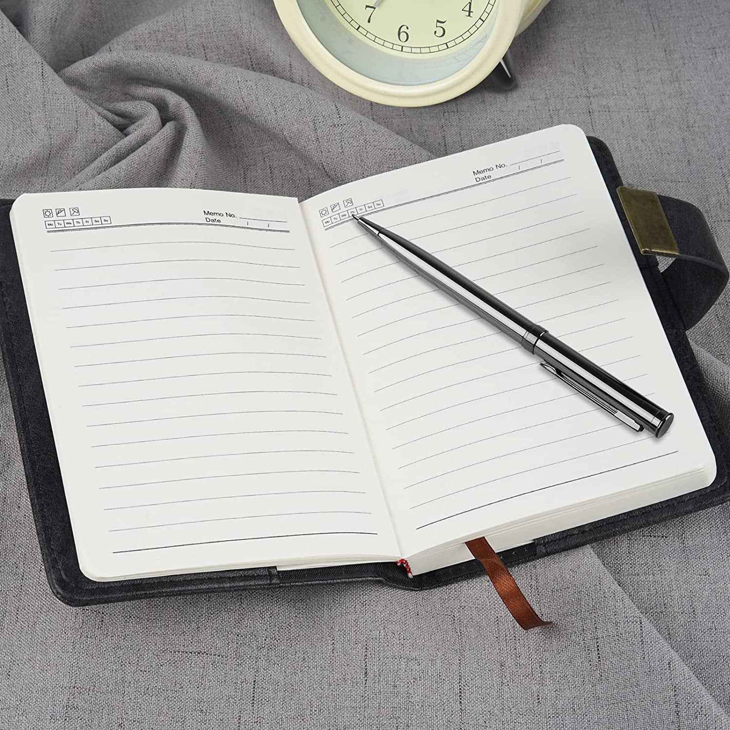 Journal with Lock, Password Journal Kit, A6 PU Leather Journal with Gift Box