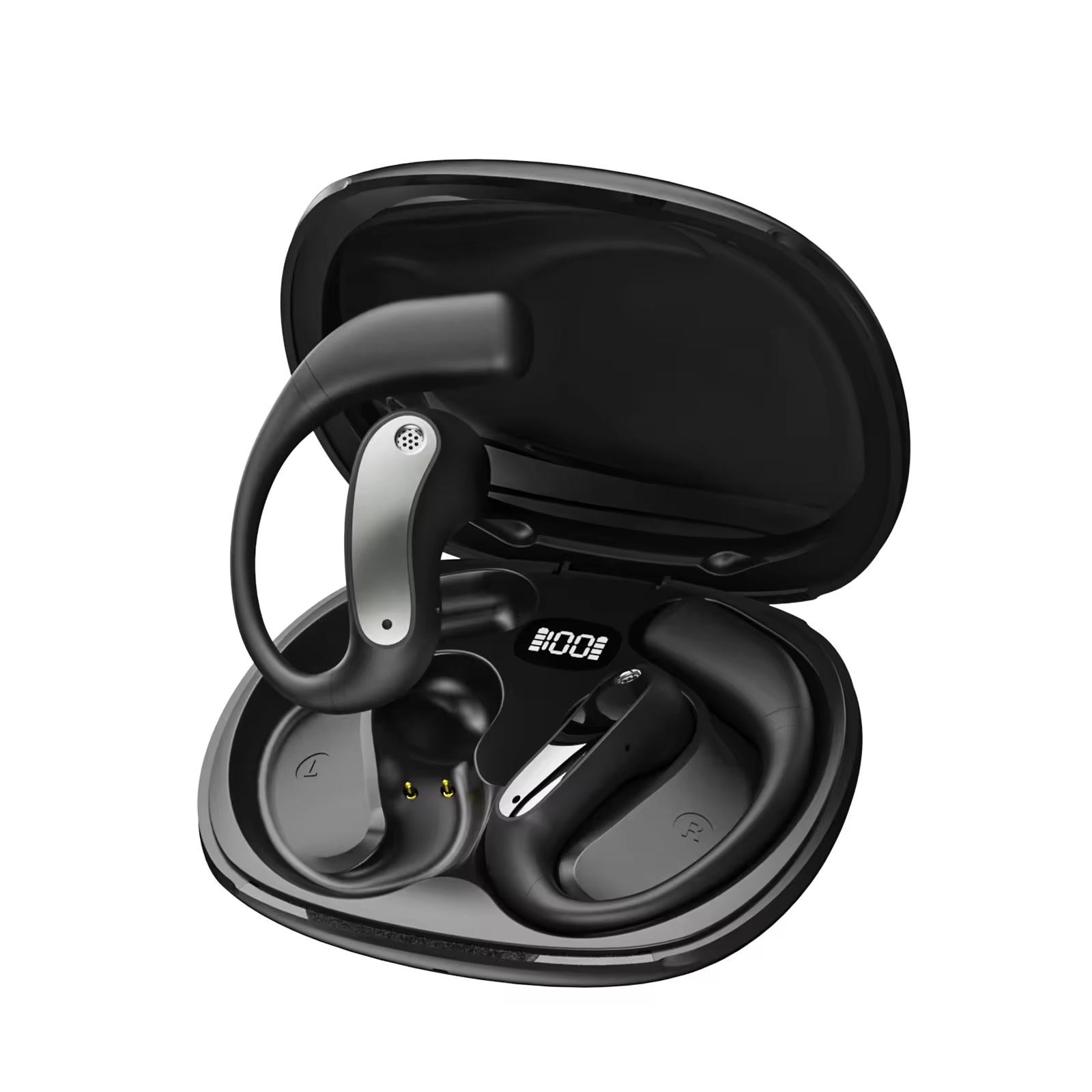 Wireless Earbuds Two-Way Translation Headphones LED 150 Languages Noise Cancelling APP Translator Earphone