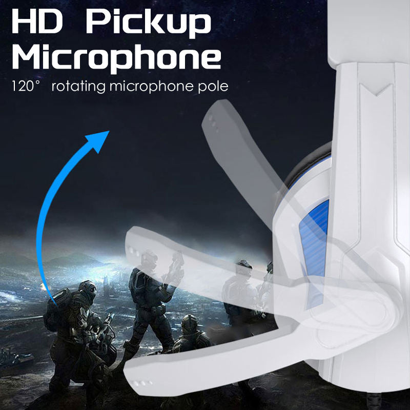 Gaming HiFi Headphones Stereo Sound PC Gaming Headset Headphones with Microphone