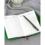 Journal with Lock, A6 PU Leather, Diary with Lock, Password Notebook,4.3×6.3inch, Grass Green