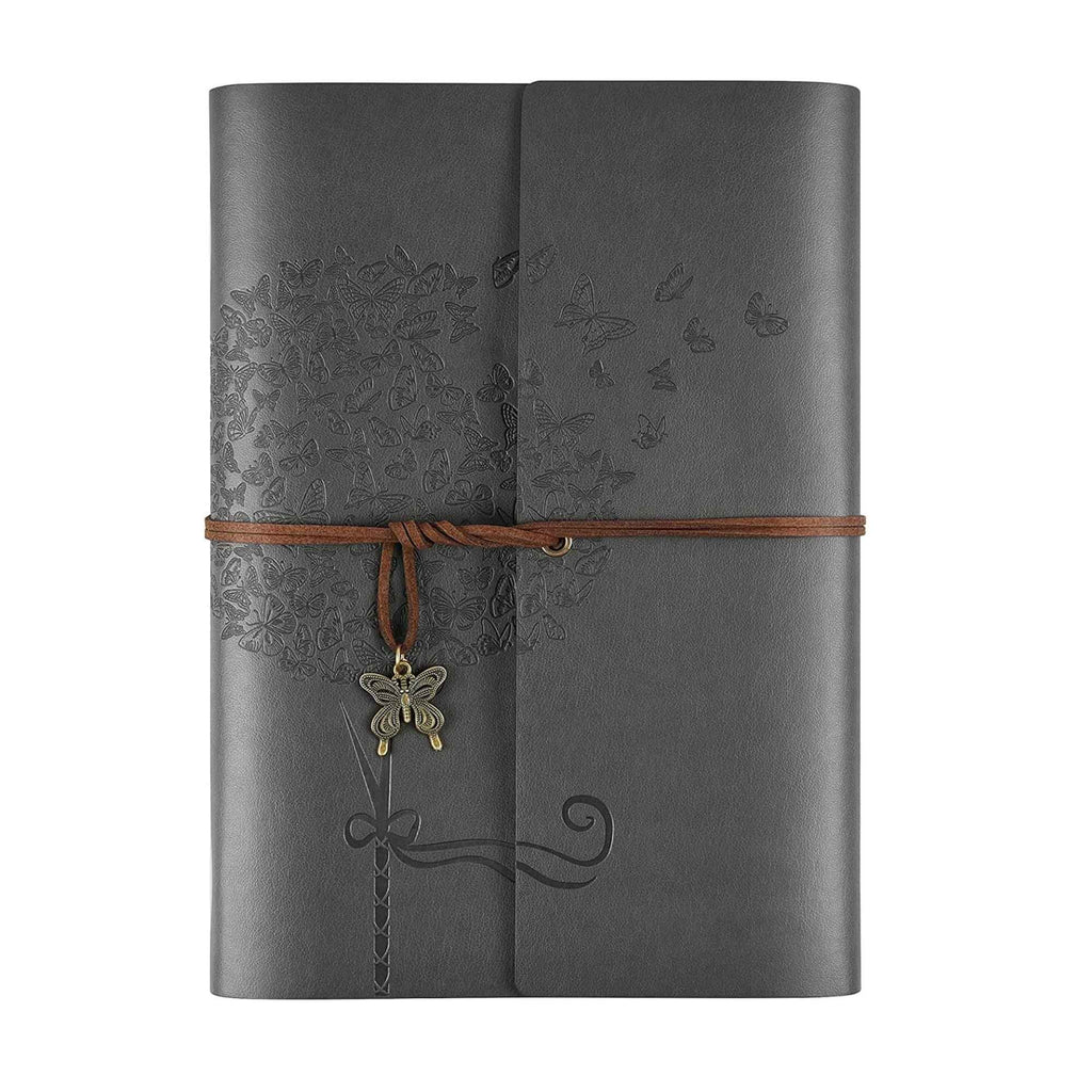 Leather Journal Notebook, Refillable Writing Journal Diary Planner for Women, A5 Size (6.3 x 9.3 Inches)