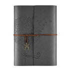Leather Journal Notebook, Refillable Writing Journal Diary Planner for Women, A5 Size (6.3 x 9.3 Inches)