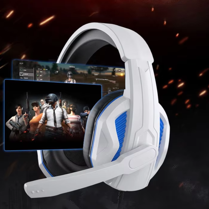 Gaming HiFi Headphones Stereo Sound PC Gaming Headset Headphones with Microphone